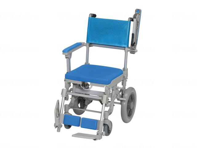 安寿 シャワーベンチ CPE-N 背つきタイプ／ブルー（アロン化成）536-300