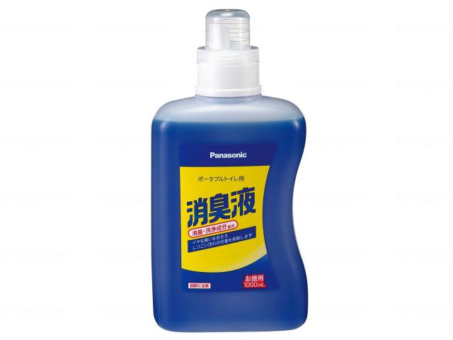 ポータブルトイレ用消臭液１Ｌ（有色）　青　ケース