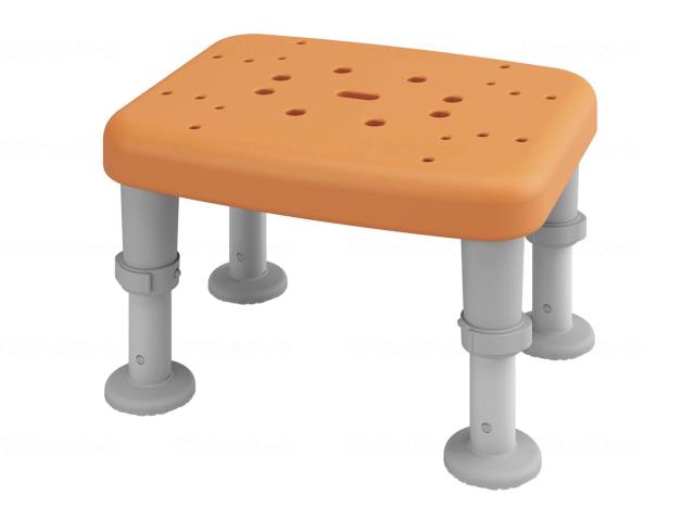 診察台　オレンジ色ベンチ W600×L1800×H600mm 診察台 オレンジ色ベンチ W600×L1800×H600mm