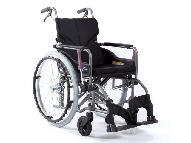 ﾓﾀﾞﾝAstyle 背折れ自走用 KMD-A22-40-SH No.68黒ﾒｯｼｭ(ﾎﾟﾘｴｽﾃﾙ) 座幅40-前座47cm