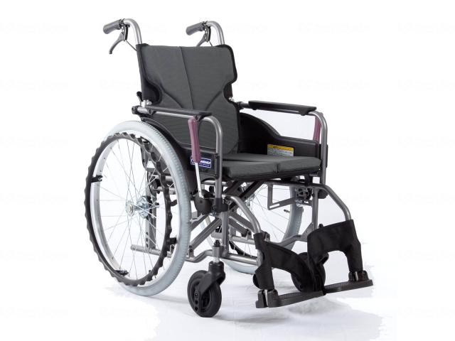 モダンAstyle 背折れ自走用 KMD-A22-42-M チャコールグレー(NO.82) 座幅42-前座43cm 自走式車いす