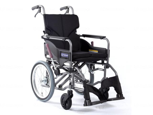 モダンＡｓｔｙｌｅ　背折れ介助用　ＫＭＤ−Ａ１６−４２−ＳＨ　Ｎｏ．６８黒メッシュ（ポリエステル）　座幅４２−前座４７ｃｍ