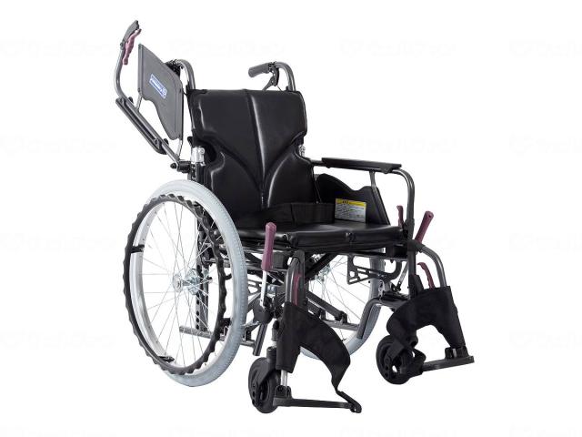 車いす モダン Aスタイル エコブラック88 KMD-A16-40-M 1台 カワムラサイクル 24-7620-0009 カワムラサイクル介助式 KMD-A16-40(42)-M(H⁄SH) モダンA ｜車いすの