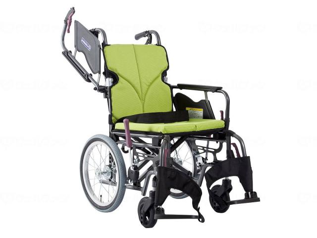 ﾓﾀﾞﾝBstyle 介助用 16ｲﾝﾁ中・高床 若葉色（No．85） 座幅42-前座47cm