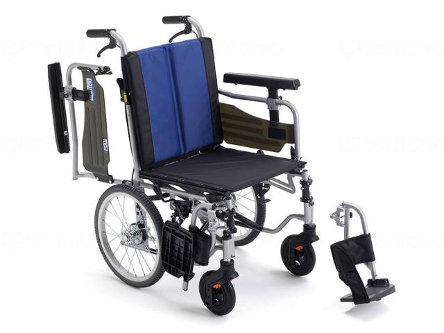 ＢＡＬ−Ｒ６　モジュール車いす　介助型　ブルー（Ａ−２）ナイロン　４０