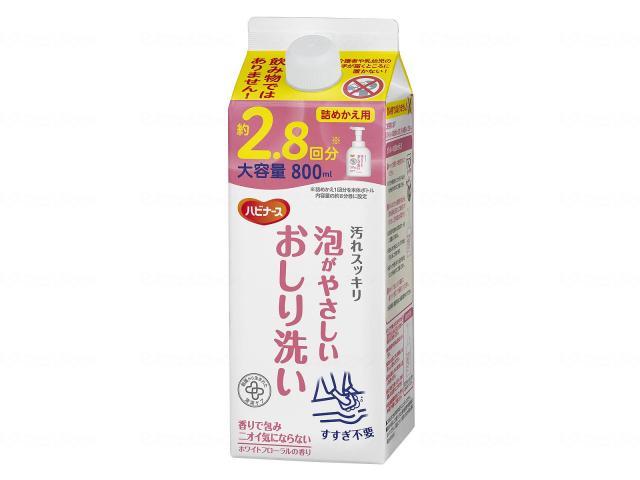 泡がやさしいおしり洗い　ケース　詰替用８００ｍｌ