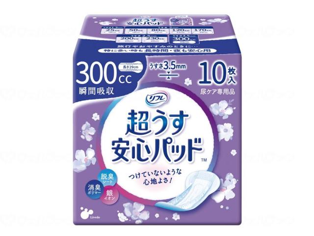 Ｔリフレ超うす安心パッド３００ｃｃ特に多い時も　ケース　−