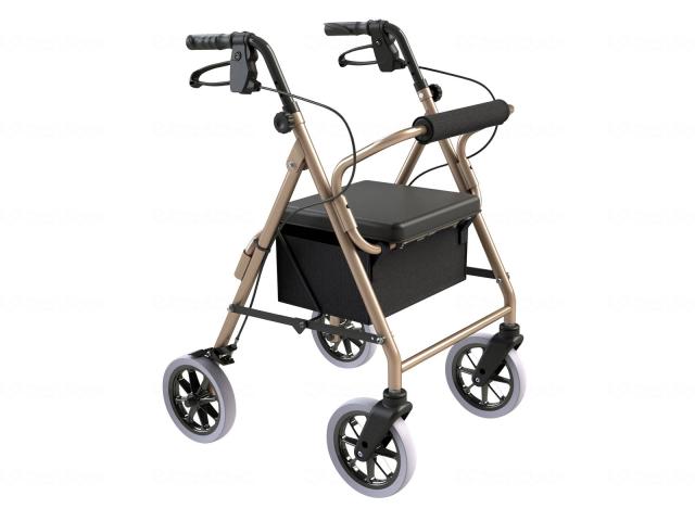歩行車ハッピー３　カシミヤベージュメタリック　−