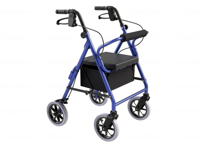 歩行車ハッピー3 ブルーメタリック − 歩行器