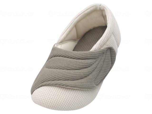 その他 V 室内用 施設用 介護シューズ 片足 両足 ダブルマジック3 茶 左