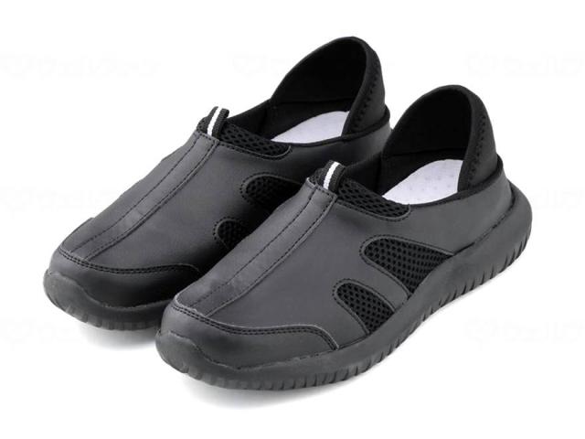 あゆみ あゆみ 室内用介護シューズ ダブルマジック3 4L 26〜26.5cm 黒 あゆみ