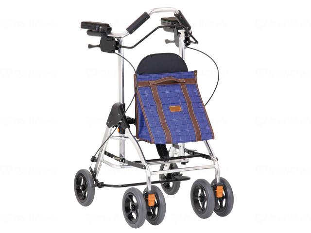 馬蹄型歩行車　テイコブ　リトルＦ　ブルー　−