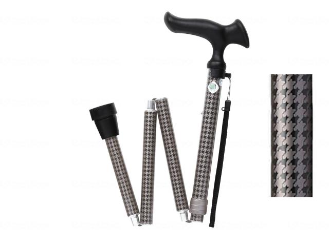 かるがも　オム　折畳Ｍ　千鳥格子　−