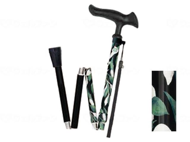 かるがもファム２　折畳　リーフ柄　−