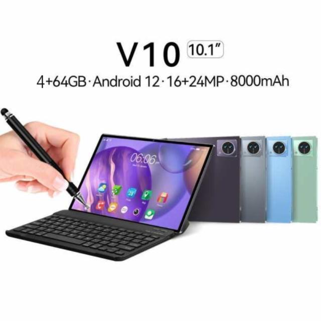 新品 タブレット PC 10インチ 4+64GB Android12 本体 wi-fi 5G GPS 大画面 電話 軽量 FullHD 在宅勤務 ネット授業 コスパ 人気タイプ