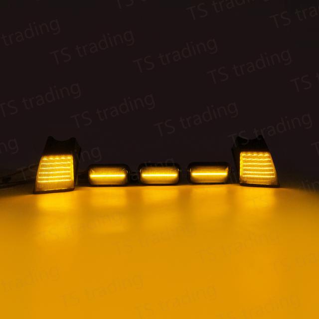 ハマー H2 LED ルーフ マーカー ランプ USマーカー アンバー レッド