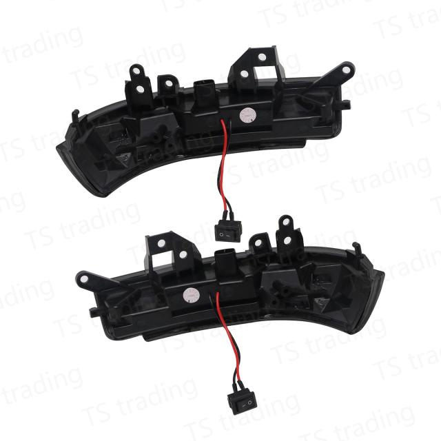 [流れるウィンカー] URS206，UZS207 マジェスタ LED ウインカーミラー レンズKIT スモーク/青光 カメラ付対応 検) 200 シーケンシャル 流星 流れるウインカー] 200系 クラウンマジェスタ (UZS207⁄URS206