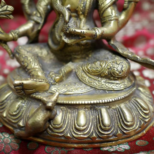 【希少】特大ブロンズ ガネーシャ像 約42cm アンテーク 商業の神様 アジアン 希少】特大ブロンズ ガネーシャ像 約42cm アンテーク 商業の神様