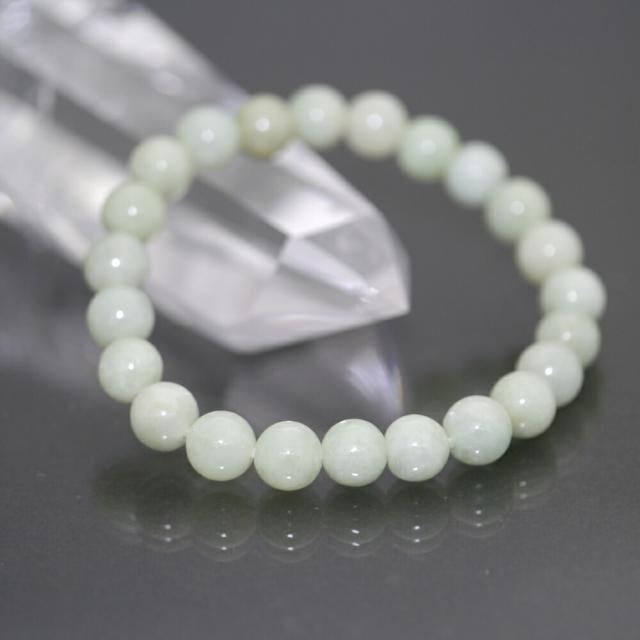 ミャンマー産翡翠バングル糯種春帯彩（内径58mm） パワー 叡智画像