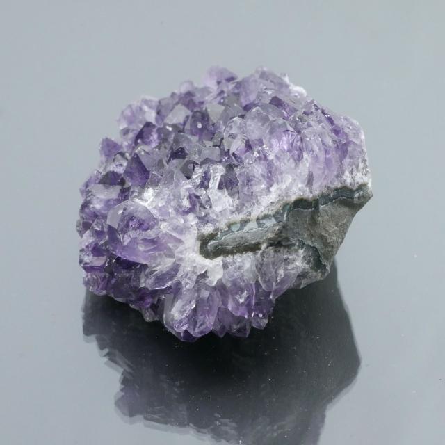 ウルグアイ産アメジストクラスター 濃紫色 1点物 約162ｇ 天然石 置き物 浄化 金運 恋愛運 癒し_3