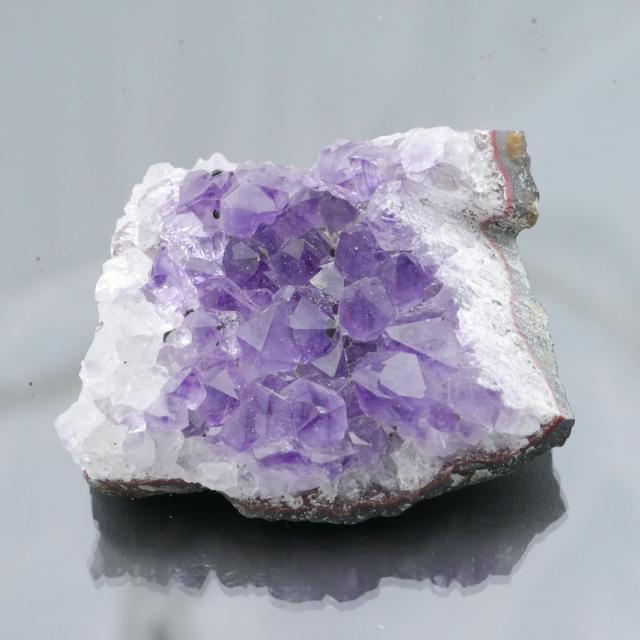 3体セット 濃紫 ウルグアイ産アメジストクラスター 濃紫 原石