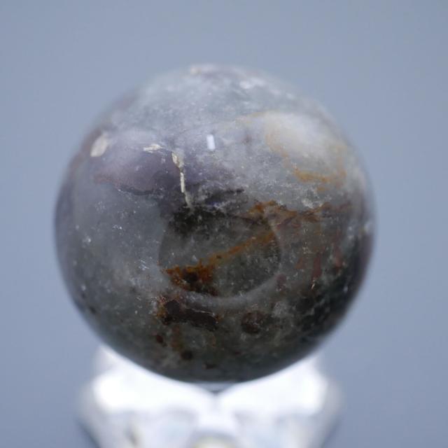 ガーデンクォーツ 庭園水晶 丸玉 39.1mm 79.2g 天然石 置物 台座は付属しません