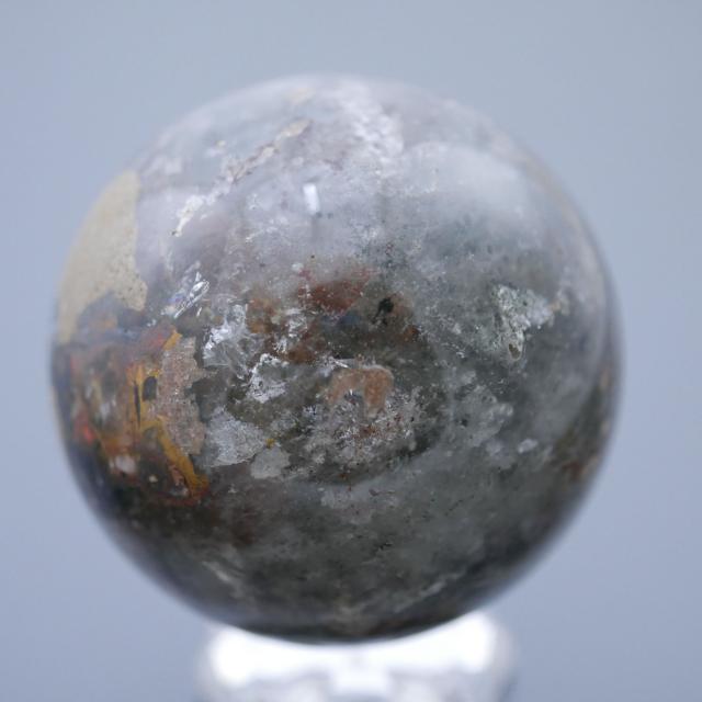 ガーデンクォーツ 庭園水晶 丸玉 57.2mm 247.5g 天然石 置物 台座は付属しません_2