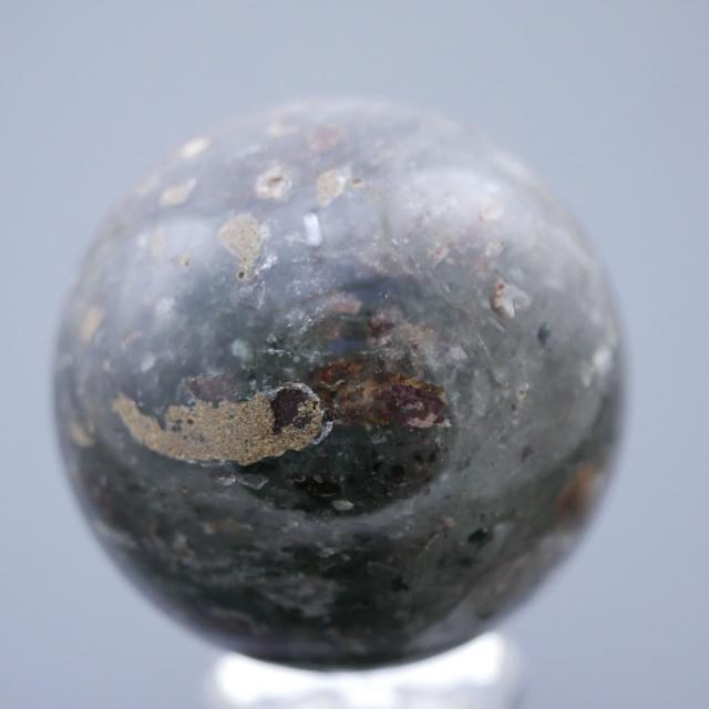 ガーデンクォーツ 庭園水晶 丸玉 57.2mm 247.5g 天然石 置物 台座は付属しません_7
