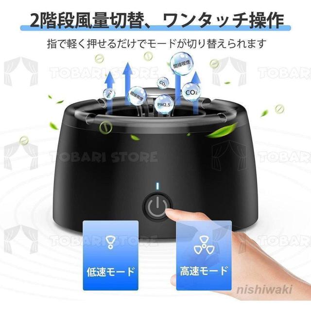 灰皿 脱臭機 充電式空気清浄機 スモークレス灰皿 マイナスイオン