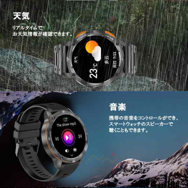 【 新品 】 腕時計 メンズ スマートウォッチ 着信通知 活動量計 歩数計 カロリー計 スポーツ データ分析 Bluetooth ＼P10倍＆500円オフクーポン／スマートウォッチ 通話機能付き 1.85インチHD大画面 レディース 100+運動モード 血中酸素 心拍 活動量計  健康管理 メンズ 腕時計 日本語 着信⁄lineなどの通知 睡眠検測 iPhone対応 アンドロイド対応 ゲーム 電卓 防水 クリスマス 新年 ギフト