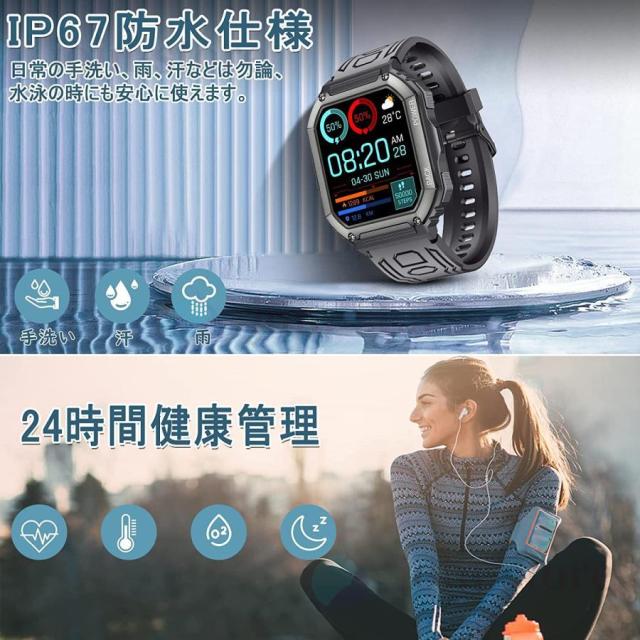 スマートウォッチ 日本製 検出器 血圧位置づける 電話を掛ける役立つこと 血中O 心臓の鼓動数 24第四次元お休みモニタリング 歩数 1.8in大画面 男女兼用 生まれ落ちる日 母の日