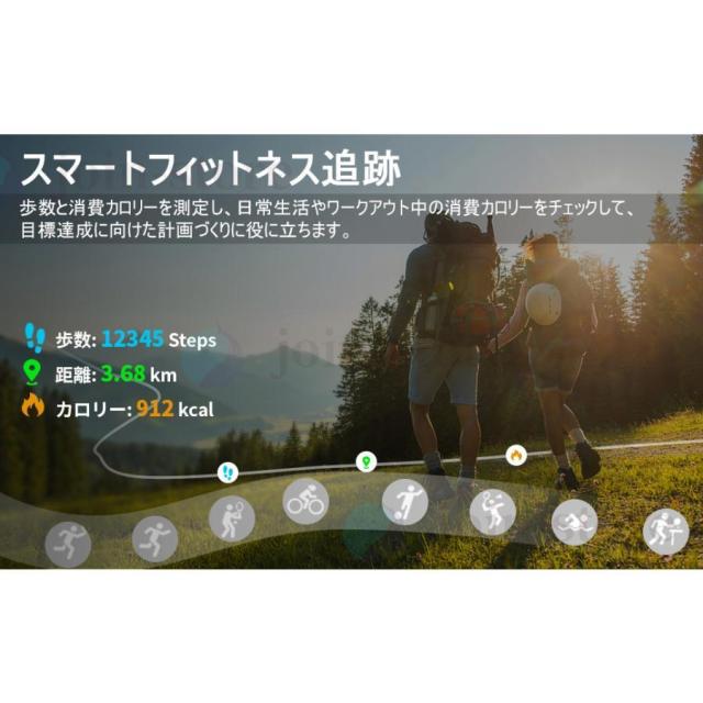 スマートウォッチ 日本製 検出器 血圧位置づける 電話を掛ける役立つこと 血中O 心臓の鼓動数 24第四次元お休みモニタリング 歩数 1.8in大画面 男女兼用 生まれ落ちる日 母の日