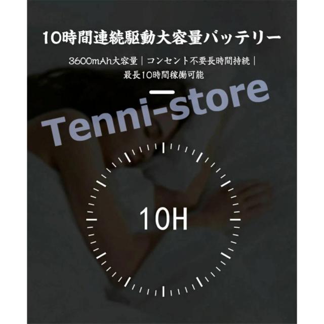 卓上扇風機 小型扇風機 デスク扇風機 静音 首振り コンパクト 上下角度調整 自動首振り ナイトライト シフト操作 オフィス パワフル送風 左右首振り_5