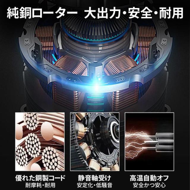 最新型！ハンディブロワー ジェットドライ 充電式 小型 5段階調整 除雪
