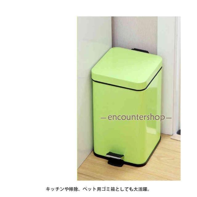 ステンレス ゴミ箱 おしゃれ ふた付き キッチン 12l ダストボックス ごみ箱 生ゴミ 大容量 オシャレ 台所 大型 生ごみ ふたつき ダスト_8