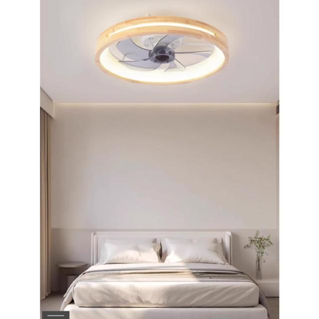 シーリングファンライト DCモーター シーリングライト 木目 LED 6段風量調整 おしゃれ 北欧 12畳 調光調色 天井照明 サーキュレーター 間接照明 リビング 照明_16