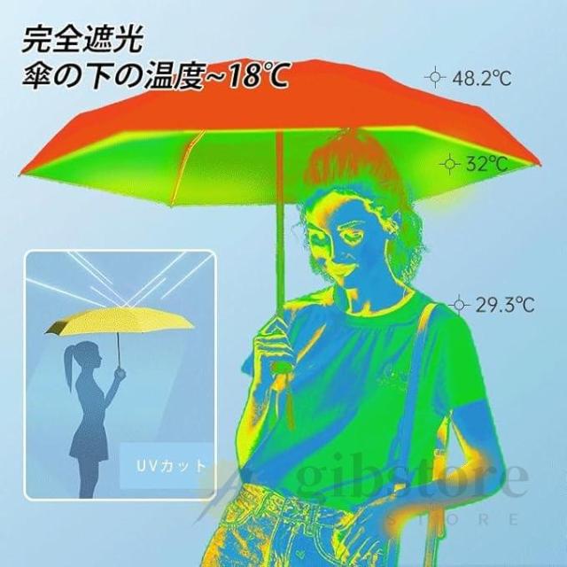 日傘 扇風機付き日傘 ファン傘 折り畳み 2600mAh USB充電