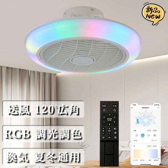 シーリングファンライト led シーリングライト 14畳 DC シーリングファン 軽量 ファン付き LEDサーキュレーター 小型 調光調色 北欧 遠隔操作 省エネ おしゃれ