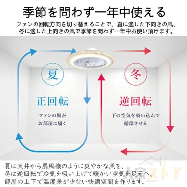 シーリングファンライト led 13畳 シーリングライト 軽量 薄型 節電 省エネ dcモーター 照明器具 ファンライト 調光調色 扇風機 風量調節 家庭用 おしゃれ_5