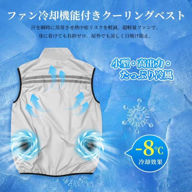 空調作業服 ウェア ジャケット フルセット 12v バッテリー 空調ウェアファン付き レディース 空調作業着 空調扇風服 UVカット 薄型 熱中症対策 空調ベスト 男女_7