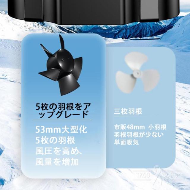 腰掛け扇風機 強力 ワークマン 2026 扇風機 小型 dcモーター usb充電式 冷風機 アウトドア 二重風腰掛けファン 噴霧 ベルトファン LEDライトつき 25時間航続_5