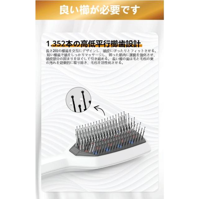 電気ブラシ EMS ブラシ 頭皮ブラシ 頭皮ケア 美肌 スキンケア マッサージ 乾湿両用 ヘアケア 高周波振動 プレゼント
