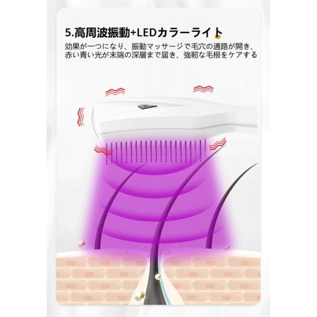 電気ブラシ EMS ブラシ 頭皮ブラシ 頭皮ケア 美肌 スキンケア マッサージ 乾湿両用 ヘアケア 高周波振動 プレゼント