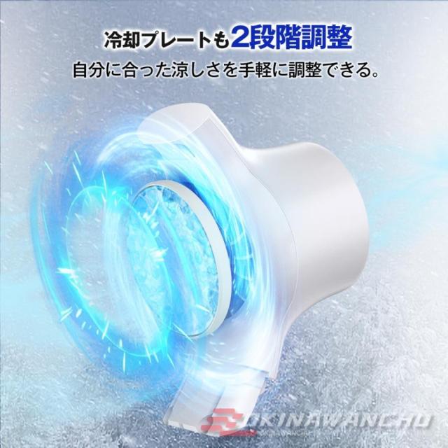 首掛け扇風機 扇風機 ネッククーラー 2つ冷却プレート ペルチェ素子 