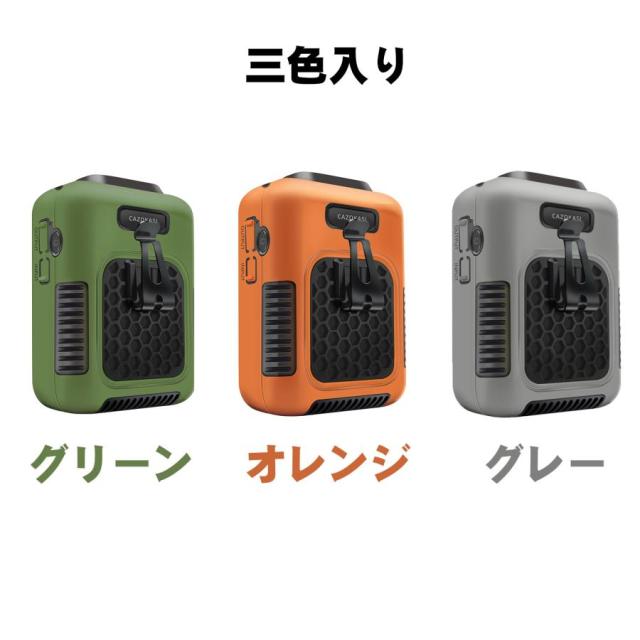 扇風機 腰掛け 腰ベルト扇風機 携帯扇風機 首掛け扇風機 卓上扇風機 軽量 夏用 三段階風量調節 大容量リチウム電池内蔵 ミニ 携帯便利 両手解放_6