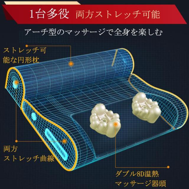 マッサージ器 多機能マッサージ枕 マッサージ機 ネックマッサージ機 小型 電熱 全身 足 腰 背中 肩こり 首もみ コンパクト プレゼント 敬老の日_4