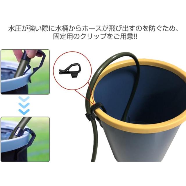 高圧洗浄機 コードレス 充電式 12点セット マキタバッテリー互換対応 低騒音 30bar 高圧洗浄機 ノズル 各種セット付き 水道直