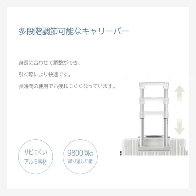 スーツケース 多機能 2025 新登場 TSAロック USBポート フロントオープン キャリーバッグ フロントポケット 機内持込 キャリーケース XS S M L 軽量 静音 大型 旅行_12