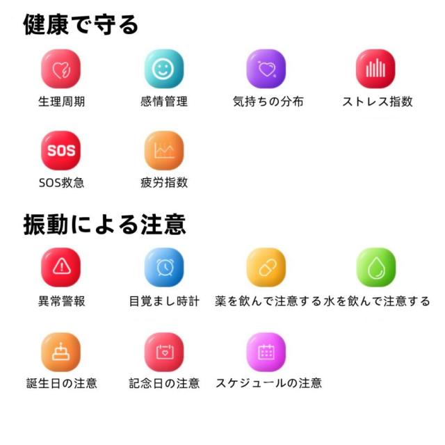 【振動アラーム機能】スマートリング 健康管理 日本製センサー心拍数 血中酸素 睡眠 実用的 5ATM防水 Android/iPhone対応 全8サイズ プレゼント 敬老の日_9