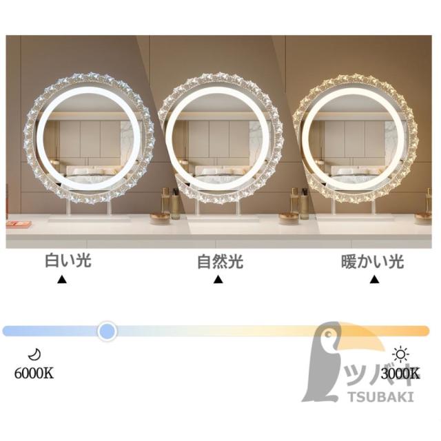 女優ミラー ledライト付き 卓上ミラー 360°回転 無段階調光 卓上鏡 ledミラー メイク鏡 化粧鏡 充電可能 コンセント接続可能 母の日 引っ越し祝い プレゼント